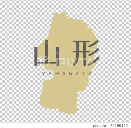 山形県　山形地図 74196135