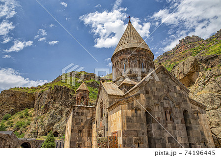 アルメニア ゲガルド修道院の写真素材