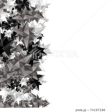 Vector modern geometric shape. 3d polygon background. Vector modern geometric shape. 3d polygon background. 74197286