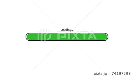 vector modern green loading bar on white background vector modern green loading bar on white background 74197298