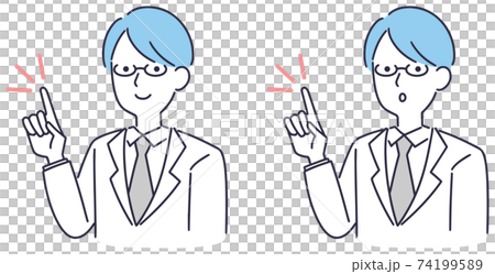 Doctor medical pointing male illustration Doctor medical pointing male illustration 74199589