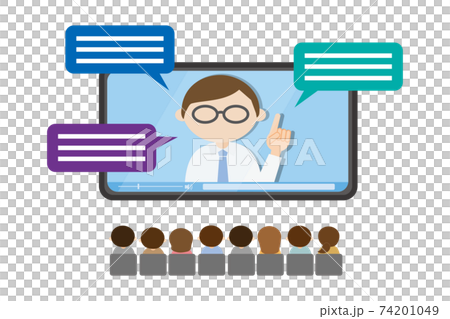 線上研討會智慧型手機觀看影像 線上研討會智慧型手機觀看影像 74201049