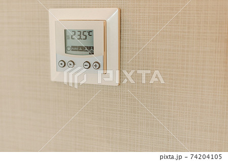 Air conditioning thermostat controller unit. Air conditioning thermostat controller unit. 74204105