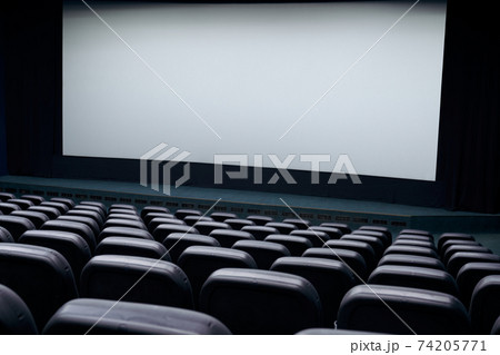 Cinema screen and seats. Cinema screen and seats. 74205771