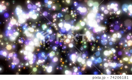 キラキラ光るカラフルなイルミネーション Illumination lighting キラキラ光るカラフルなイルミネーション Illumination lighting 74206181
