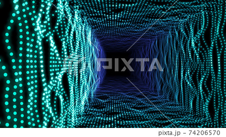 ネオンで出来たトンネルを疾走するイメージ running through a neon tunnel ネオンで出来たトンネルを疾走するイメージ running through a neon tunnel 74206570
