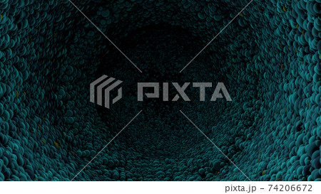 4K ぶくぶく 泡 トンネル カラフル 動き 体内 4K ぶくぶく 泡 トンネル カラフル 動き 体内 74206672