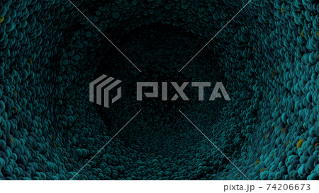 4K ぶくぶく 泡 トンネル カラフル 動き 体内 4K ぶくぶく 泡 トンネル カラフル 動き 体内 74206673