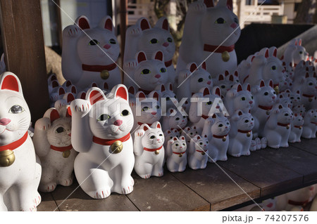 豪徳寺の招き猫 74207576
