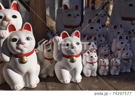 豪徳寺の招き猫 74207577