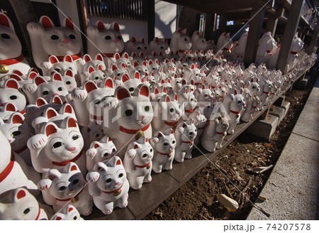 豪徳寺の招き猫 74207578