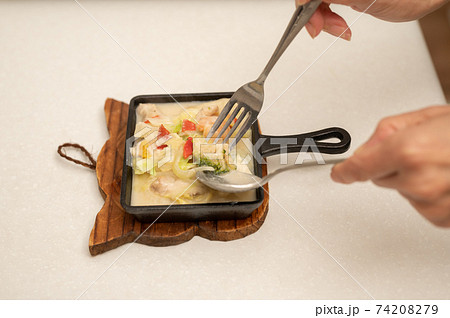 海鮮と野菜のホワイトクリーム煮 海鮮と野菜のホワイトクリーム煮 74208279