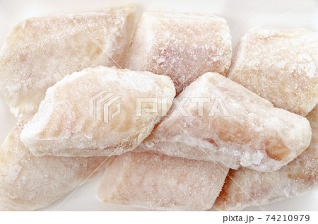 冷凍のアブラガレイ切り身 74210979