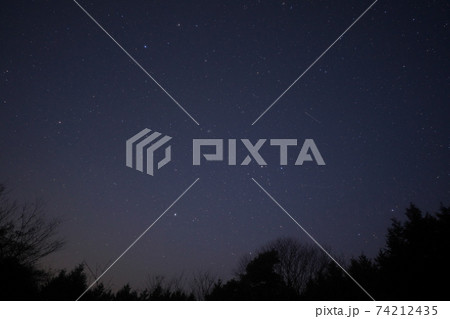 《岡山県》井原市星空公園から眺める夜空 74212435