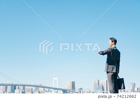 ビジネスパーソン 屋外 ビジネスパーソン 屋外 74212662