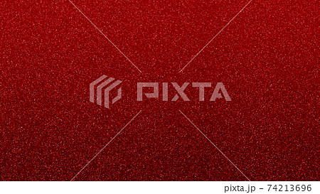 キラキラしたラメが入った背景　赤 74213696