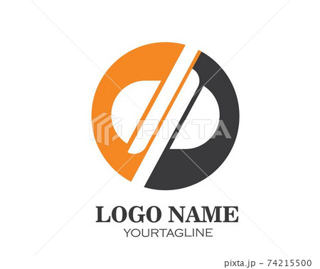 dp letter logo icon illustration vector 74215500