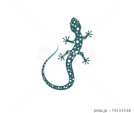 Gecko logo vector icon illustration Gecko logo vector icon illustration 74215538