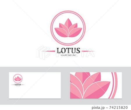 logo,icon company card lotus vector illustration logo,icon company card lotus vector illustration 74215820