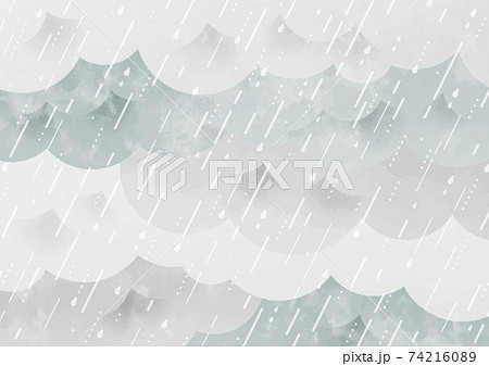 灰色の雲と雨 灰色の雲と雨 74216089