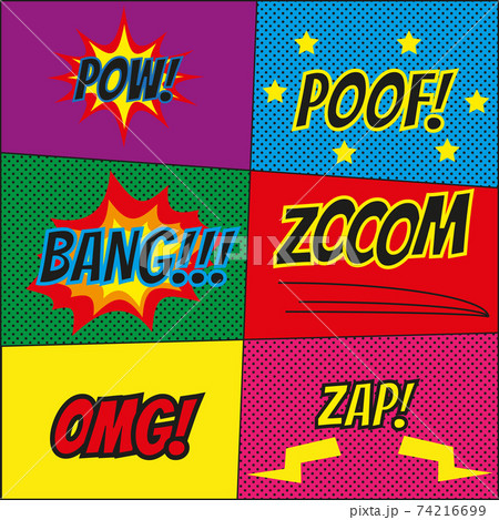 Comics style template background Comics style template background 74216699