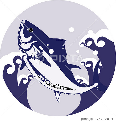 シンプルなマグロのマーク シンプルなマグロのマーク 74217014