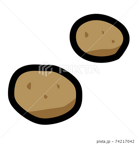 野菜 じゃがいものイラストのイラスト素材