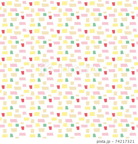 不揃いなレンガの背景パターン レッドのイラスト素材 [74217321] - PIXTA