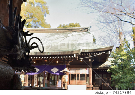 川越 氷川神社 手水舎 川越 氷川神社 手水舎 74217394