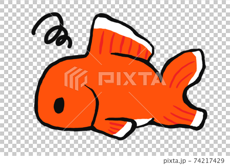 調子が悪い金魚のイラスト 調子が悪い金魚のイラスト 74217429