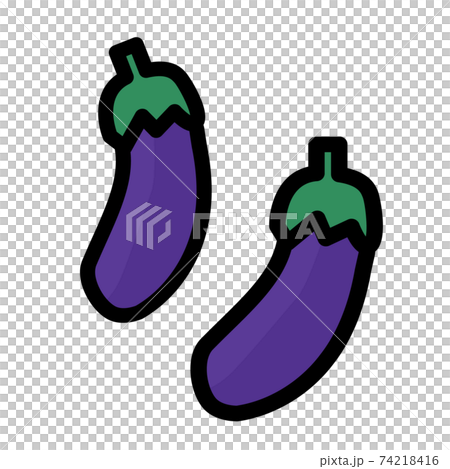 Illustration of vegetable eggplant Illustration of vegetable eggplant 74218416