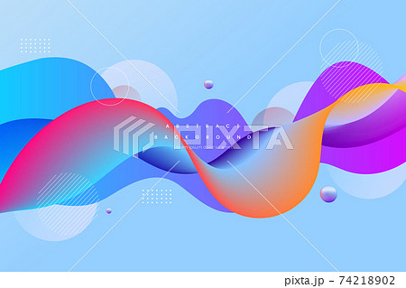 背景 波 事業 74218902