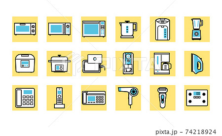 生活家電アイコン 生活家電アイコン 74218924