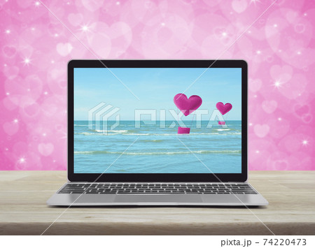 Business internet dating online, Valentines day concept Business internet dating online, Valentines day concept 74220473