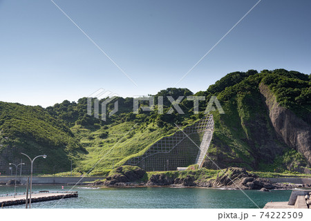 地山補強土工のイメージ / 北海道積丹町 地山補強土工のイメージ / 北海道積丹町 74222509