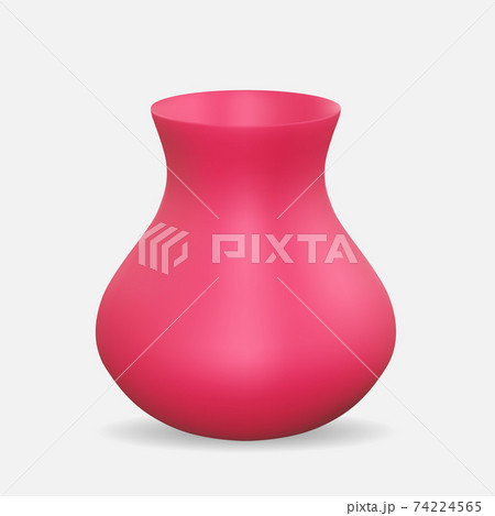 Realistic 3d Vase design element. Vector Illustration EPS10 74224565
