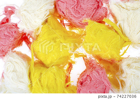 Turkish sweetness of sugar halvah pishmanie color. Studio Photo Turkish sweetness of sugar halvah pishmanie color. Studio Photo 74227036