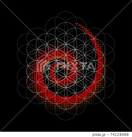 Circles spiral abstract background Circles spiral abstract background 74228988