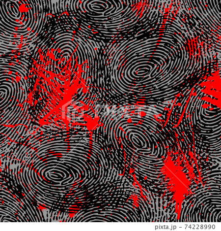 Fingerprint black seamless background 74228990
