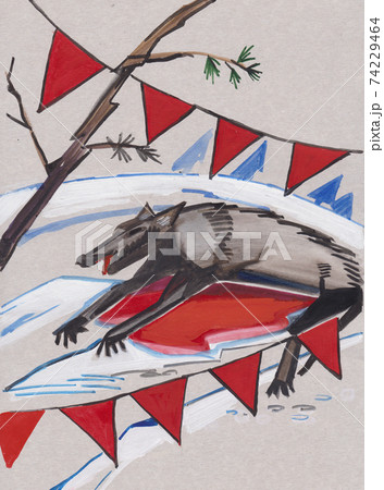hunting wolves in winter hunting wolves in winter 74229464