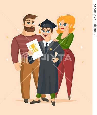 Graduation Congratulations vector illustration 74230535