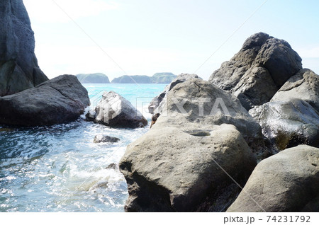 新島 間々下海岸 新島 間々下海岸 74231792