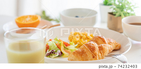 朝食 バナーサイズの写真素材 [74232403] - PIXTA