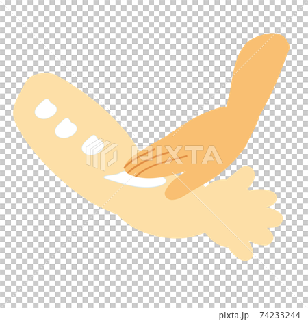 Baby moisturizing arm 74233244