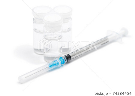 注射器 予防接種 ワクチン 注射器 予防接種 ワクチン 74234454