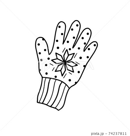 Winter gloves. Knitted garments for the hands. Winter gloves. Knitted garments for the hands. 74237811