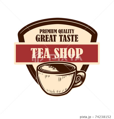 Coffee house emblem template. Design element for logo, label, sign, poster, flyer. Vector illustration Coffee house emblem template. Design element for logo, label, sign, poster, flyer. Vector illustration 74238152