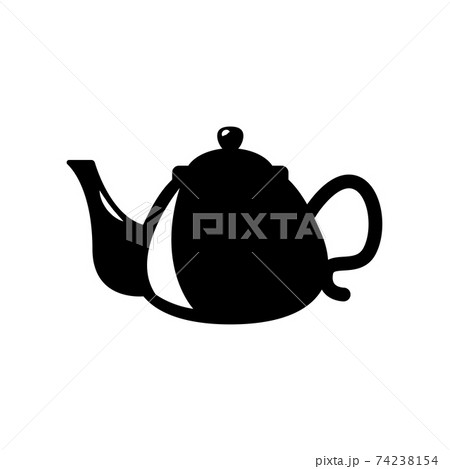 Coffee kettle illustration isolated on white. Design element for logo, label, sign, poster, flyer. Vector illustration 74238154
