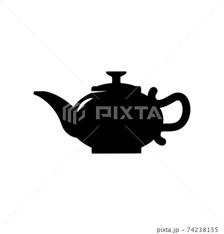 Coffee kettle illustration isolated on white. Design element for logo, label, sign, poster, flyer. Vector illustration 74238155