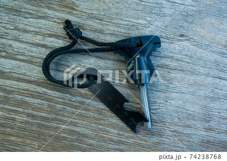 Flames on a wooden background Flames on a wooden background 74238768